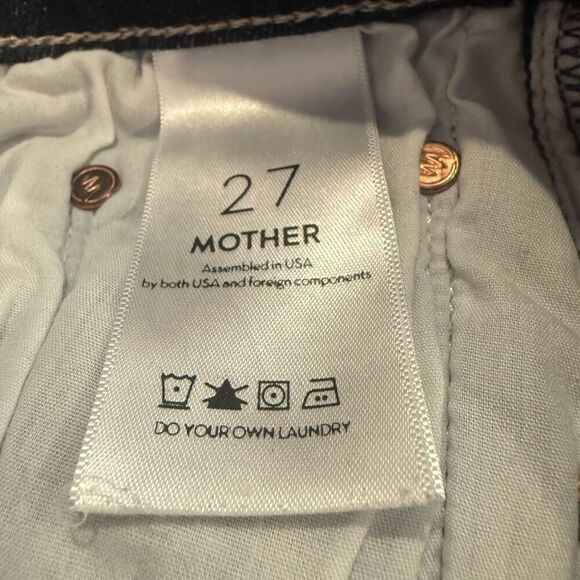 Mother The Swooner Crop Fray Skinny Jeans in Too Good To Be True Size 27 - Picture 6 of 8